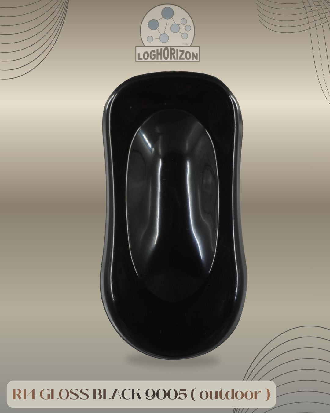 R14 9005 Gloss Black