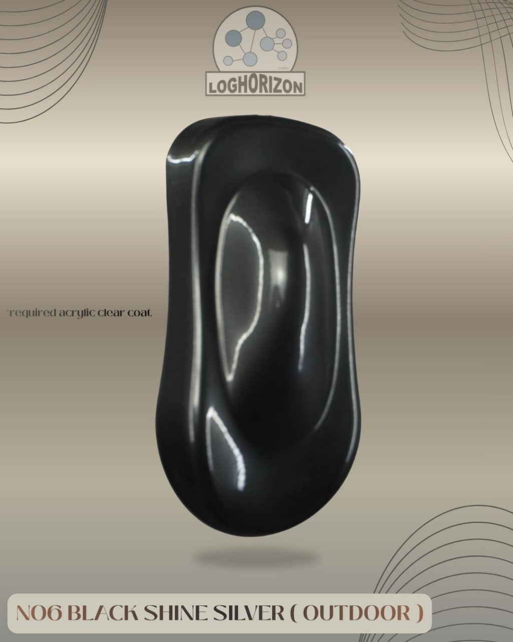 N06 Black Shine Silver