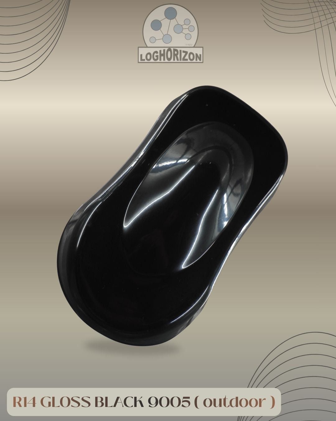R14	9005 Gloss Black