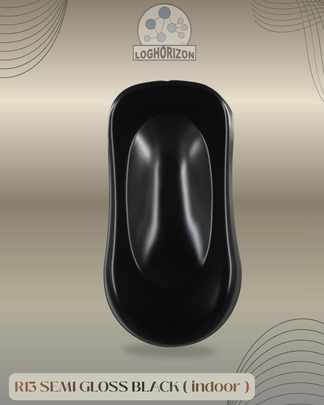 R13	Semi Gloss Black