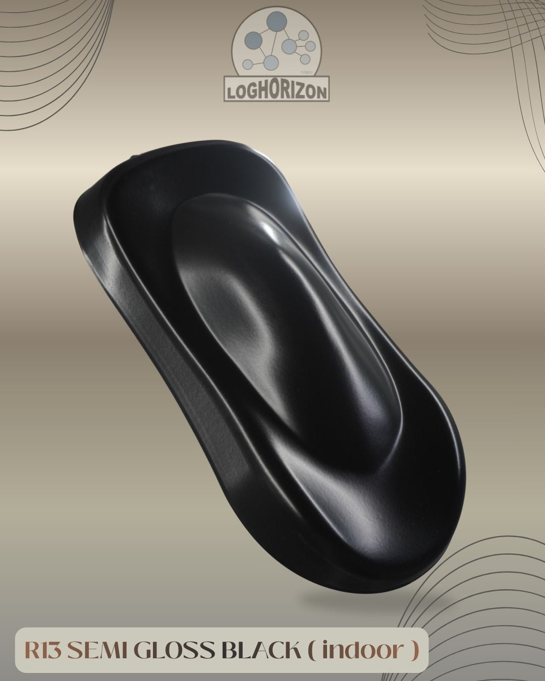R13	Semi Gloss Black