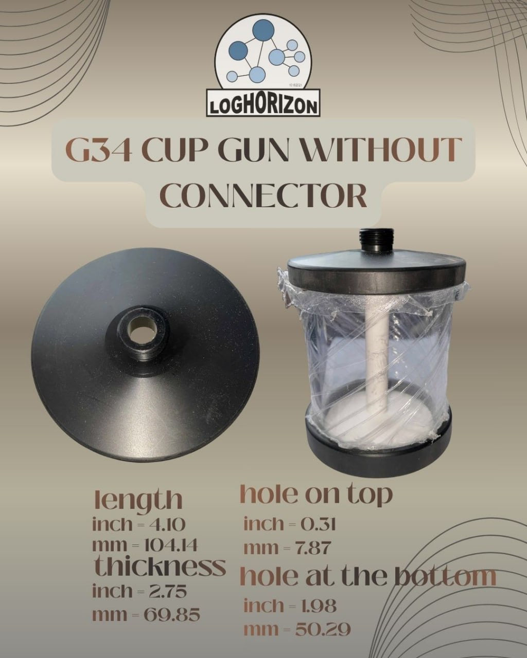 Cup Gun Without Connector