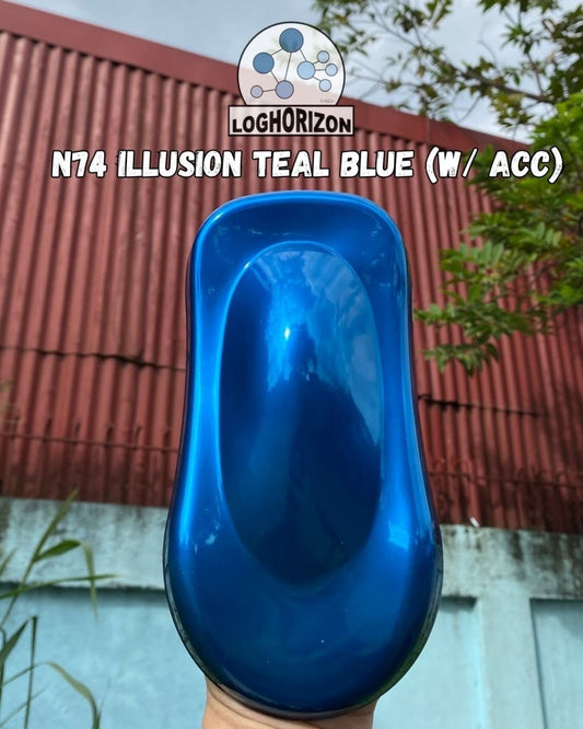 N74	Illusion Teal Blue