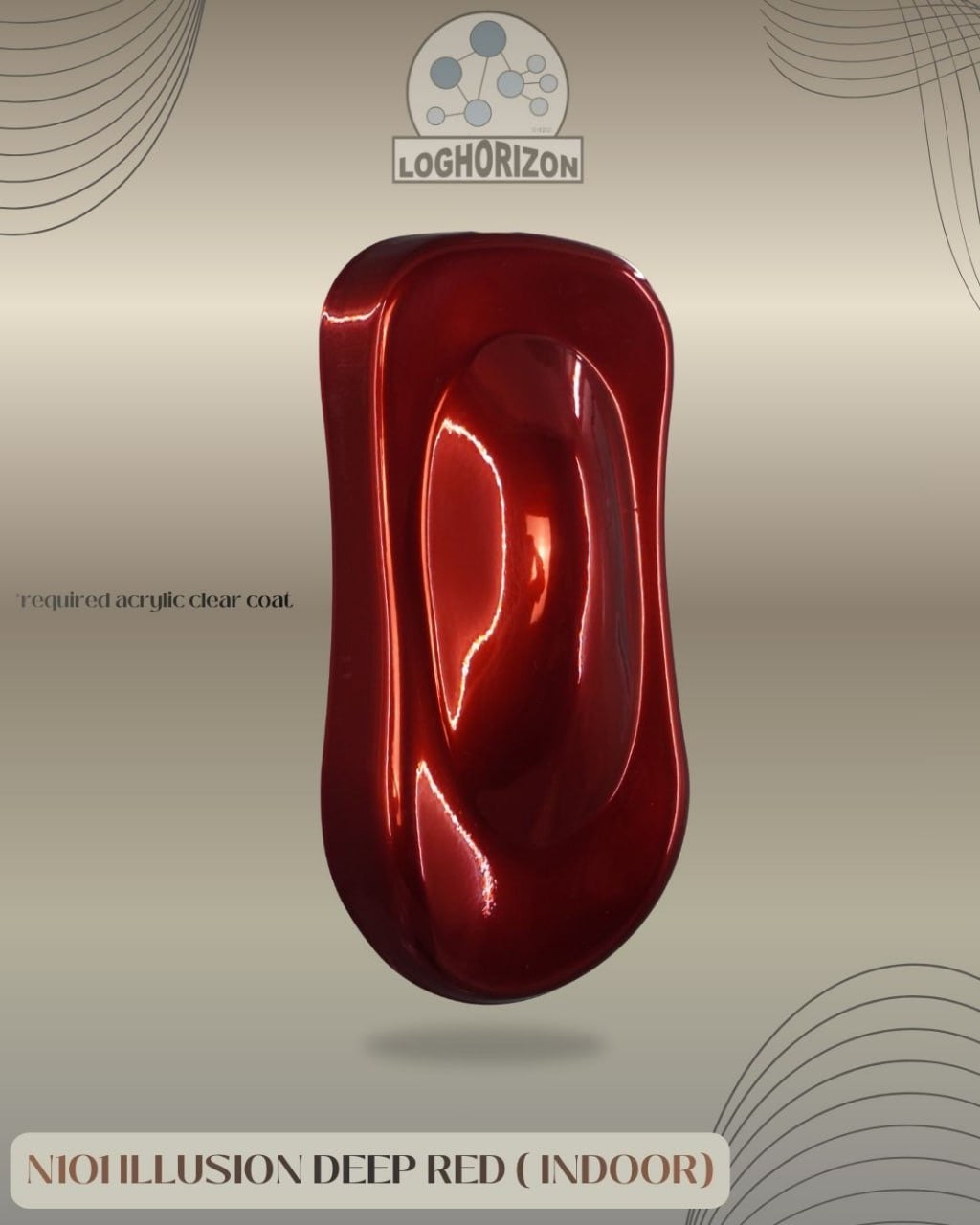 N101 Illusion Deep Red