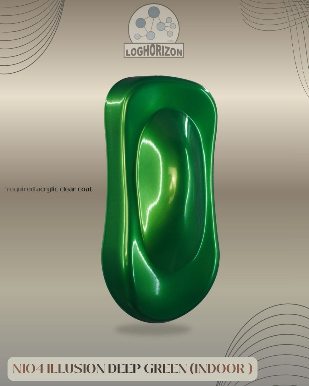 N104 Illusion Deep Green