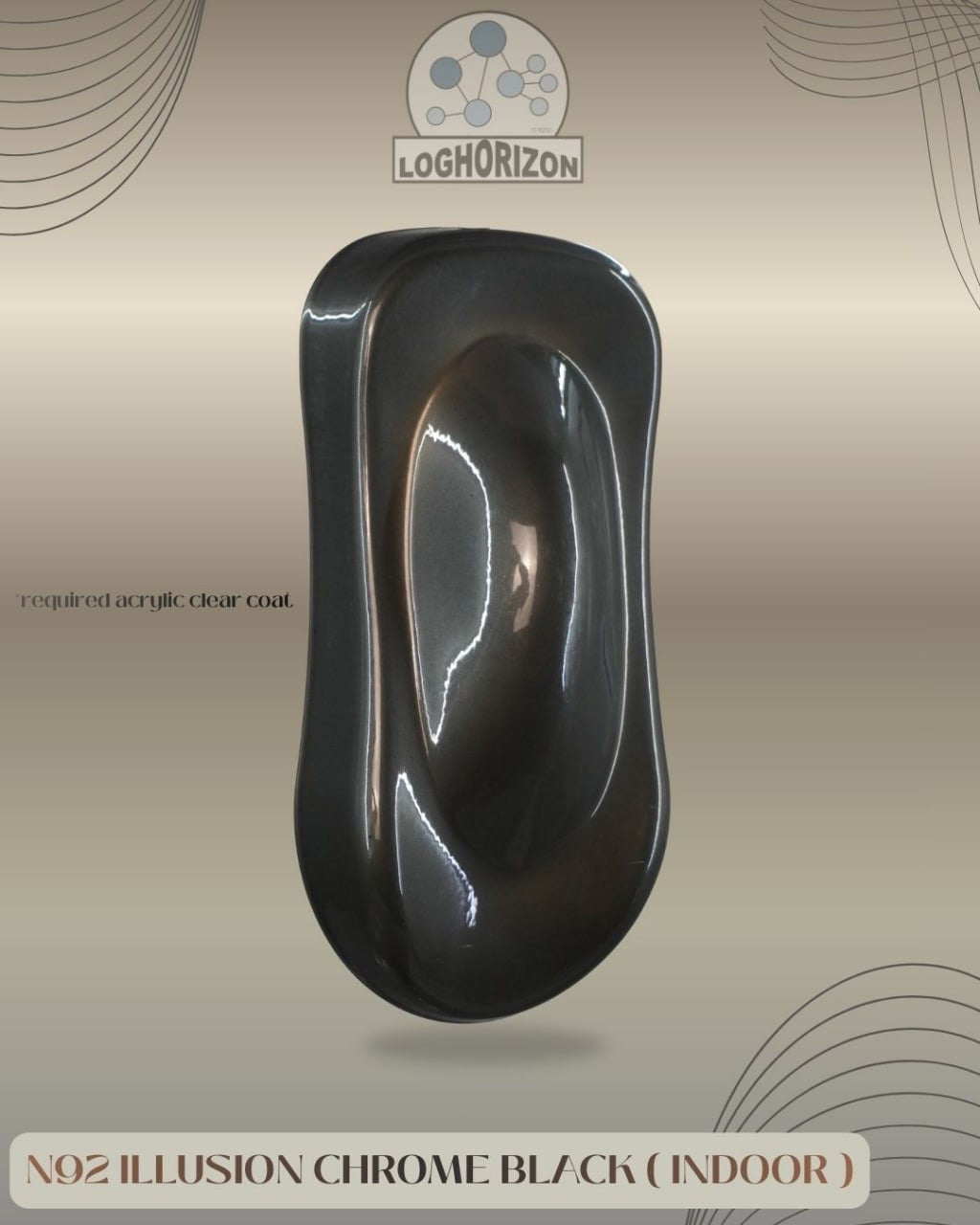 N92	Illusion Chrome Black