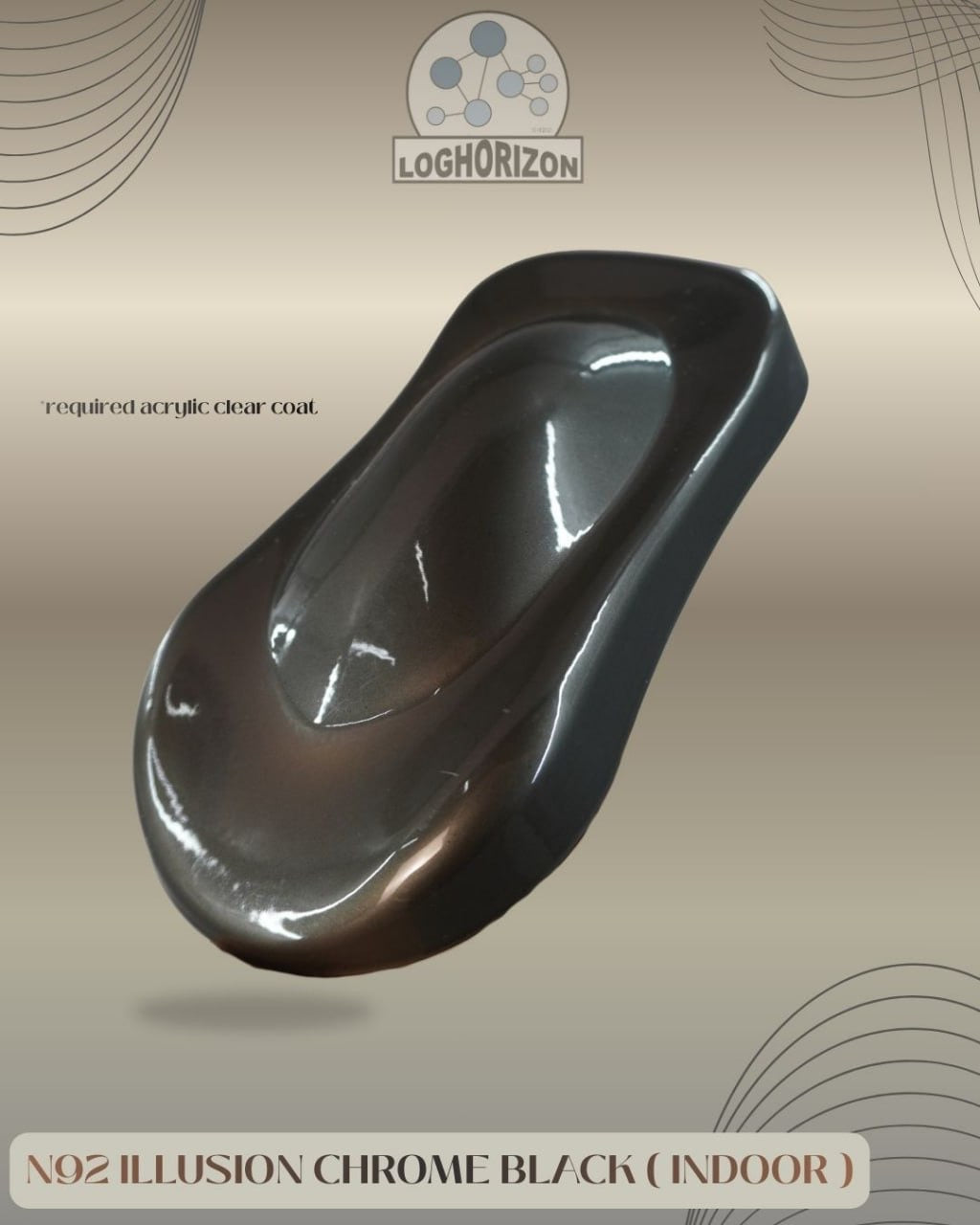 N92	Illusion Chrome Black