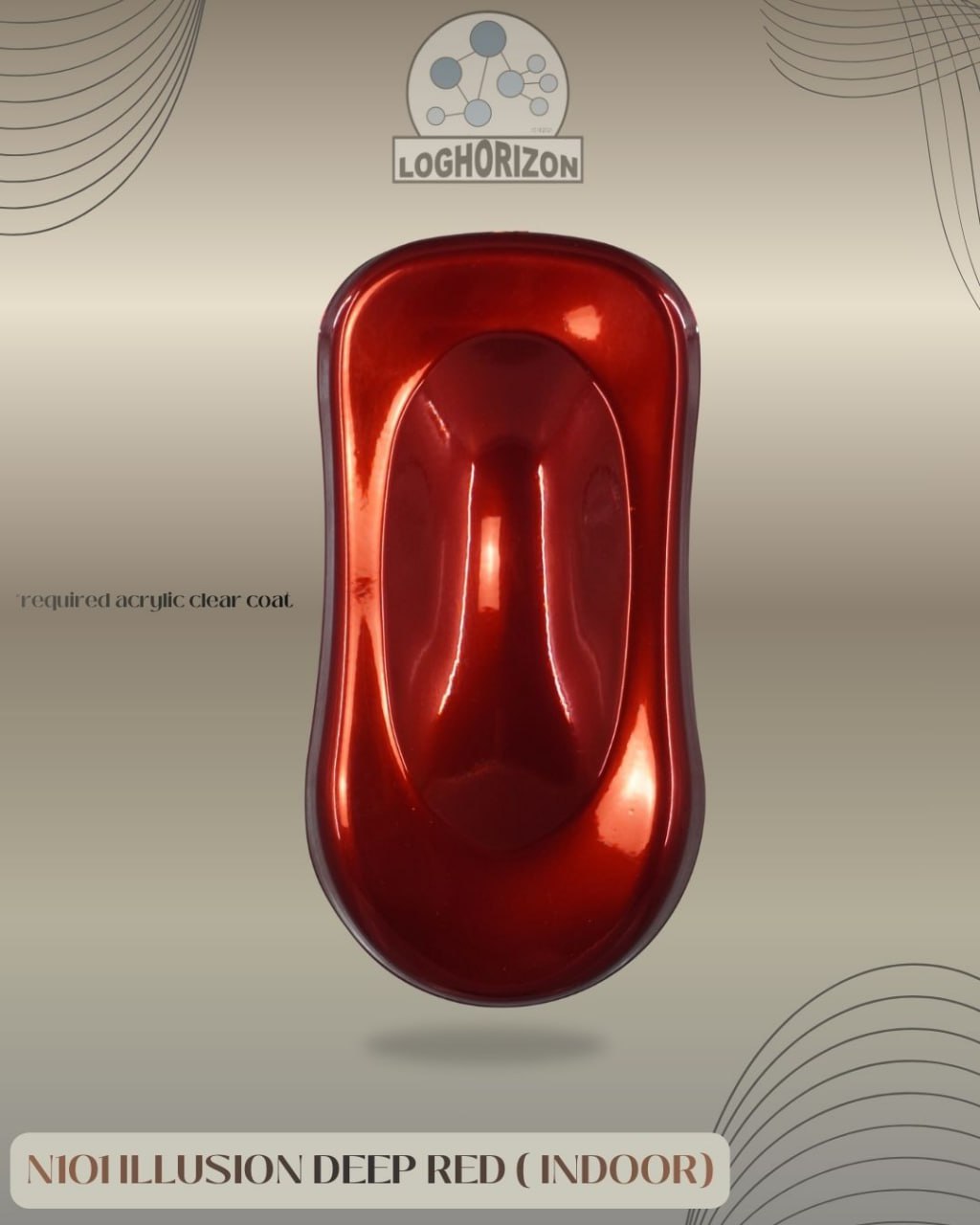 N101 Illusion Deep Red