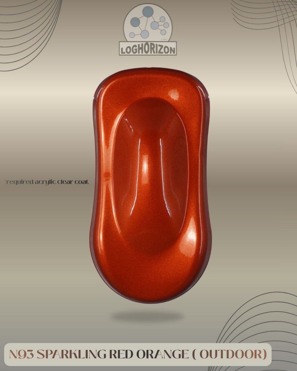 N93	Sparkling Red Orange