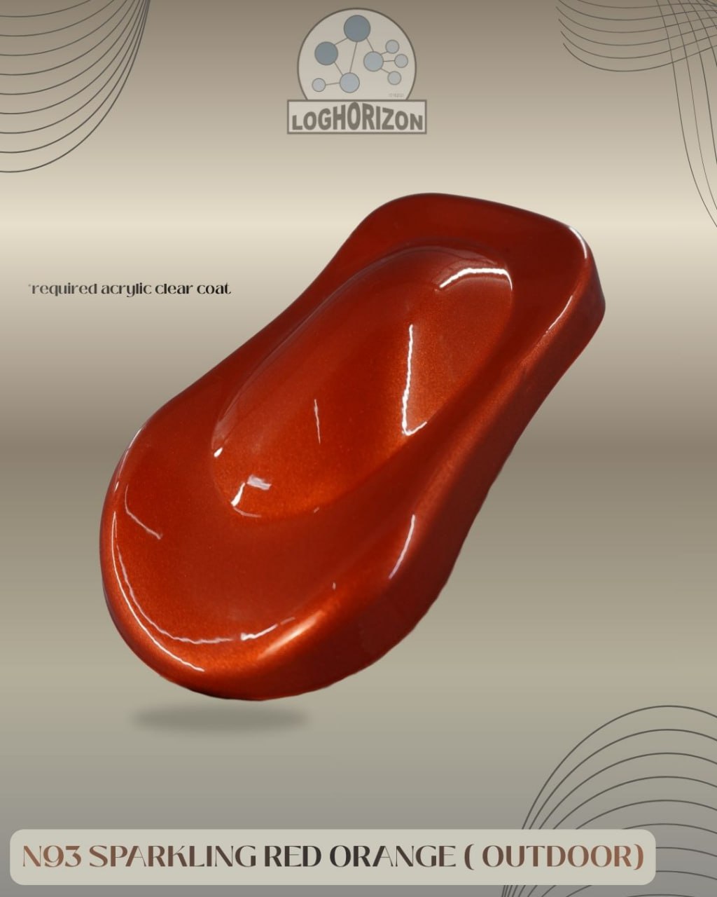 N93	Sparkling Red Orange