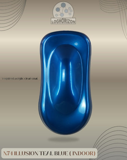 N74	Illusion Teal Blue