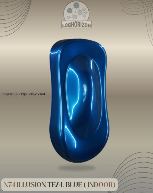 N74	Illusion Teal Blue