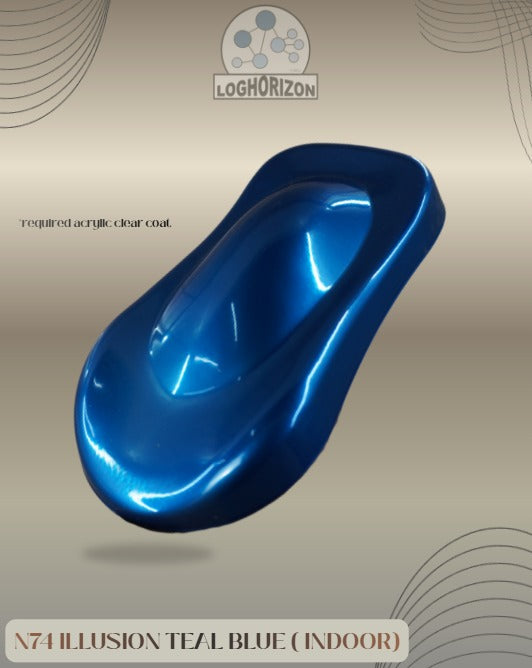 N74	Illusion Teal Blue